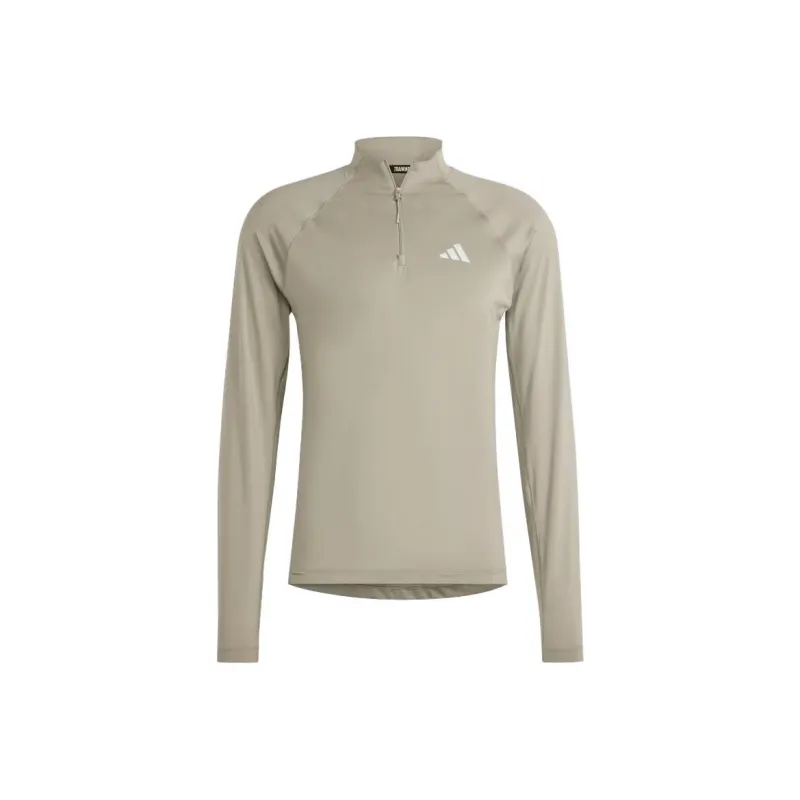 Adidas Free Shipping With AdiClub Gym+ Training 1/4 Zip Long Sleeve Tee-0