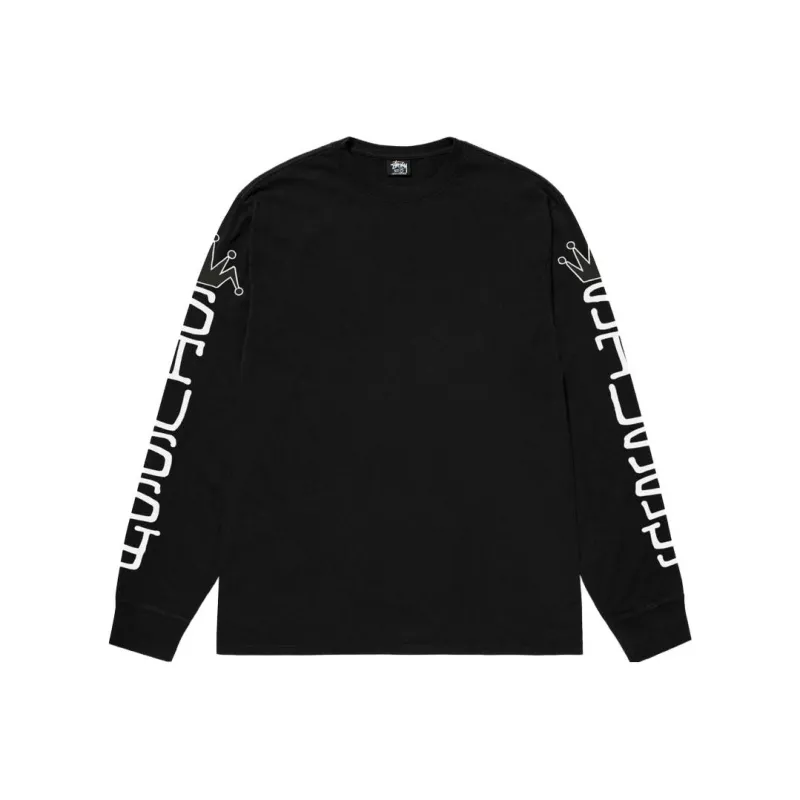 Stussy Pigment Dyed Jumbo Long Sleeve Tee-0