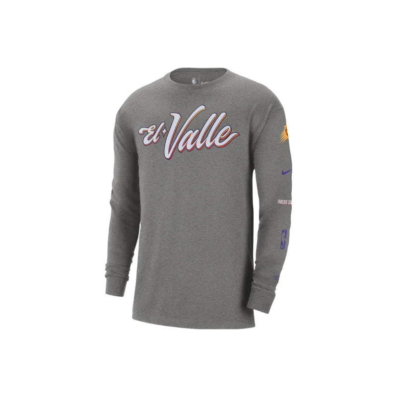 Nike Phoenix Suns 2023/24 City Edition Men's Nike Nba Max90 Long Sleeve T Shirt-0