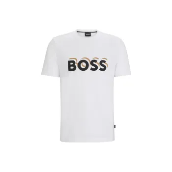 HUGO BOSS Logo Printed Crewneck T Shirt