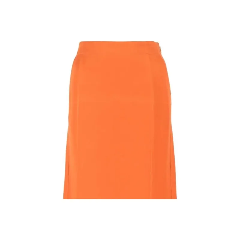 LOEWE SS23 Casual Long Skirt Women's Orange-2