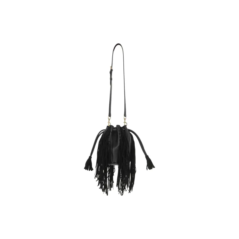 Valentino Calfskin Bucket Bags Shoulder Bags Women's Black-2