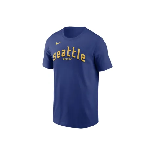 nike mercurial Seattle Mariners City Connect Wordmark T-Shirt Men's Blue