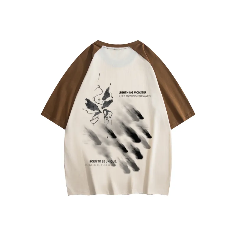 LIGHTNING MONSTER Raglan Sleeve T Shirt Unisex-8