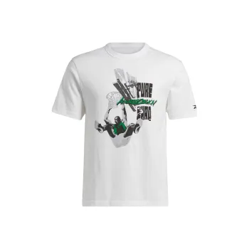 Reebok BB SHAQ GRAPHIC TEE T-Shirt Men's White