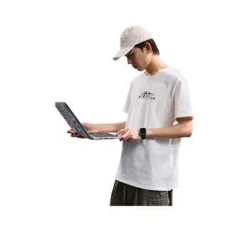 Tonlion T Shirt Men's Raw White