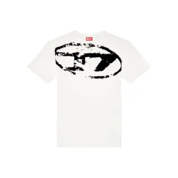 DIESEL T Boxt Logo Printed Crewneck T Shirt