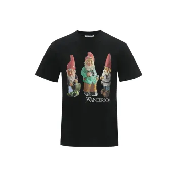 JW Anderson Logo Printed Crewneck T Shirt