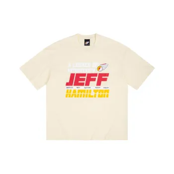 JEFF HAMILTON T Shirt Unisex Beige Yellow