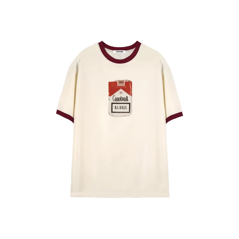 CANOTWAIT_ T Shirt Unisex Beige-0