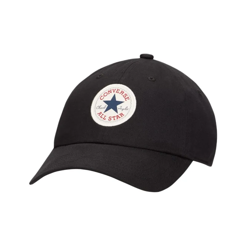 Converse Cotton Baseball Caps Unisex Black-1