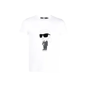 KARL LAGERFELD / Karl Lagerfeld Jeans Ikon Organic cotton T shirt
