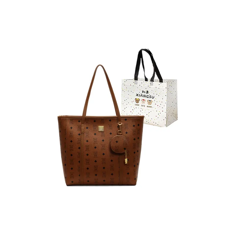 XIANGSU PU Shoulder Bag Regular Women's Ecru/Pink/Brown-12