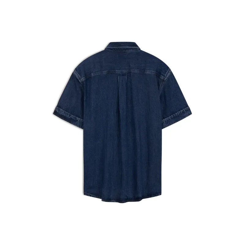 CALVIN KLEIN Shirt Men's Denim Blue-1