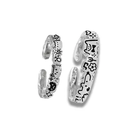 Datang Guoding S925 Silver Rings Unisex-4