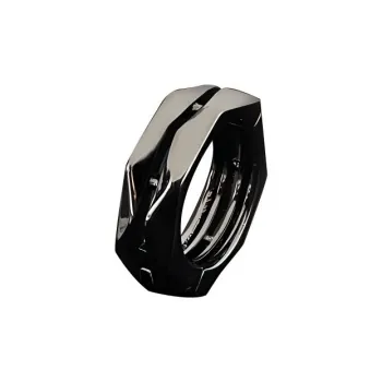QIANFANGDAHUANGYE Titanium Steel Clip On Earrings Men's
