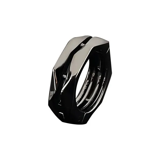 QIANFANGDAHUANGYE Titanium Steel Clip On Earrings Men's-0