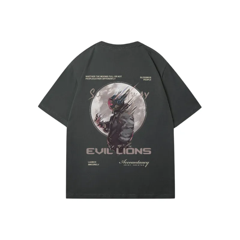 Evil Lions T Shirts Unisex-11