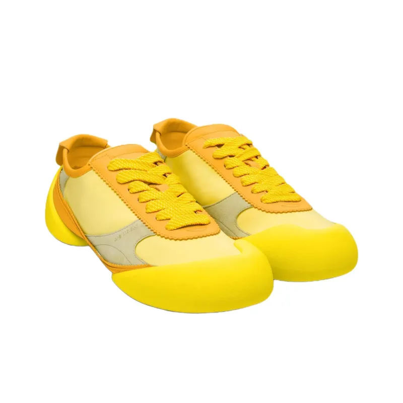 Alexander McQueen Flexion Sneaker Low Top Casual Shoes Men's Yellow-1