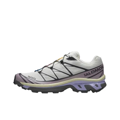 SALOMON XT 6 Anti Slip Wear Resistant Low Top Casual Running Shoes Women's Taro Purple