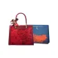 Jacquard Red+Exquisite Shopping Bag Included