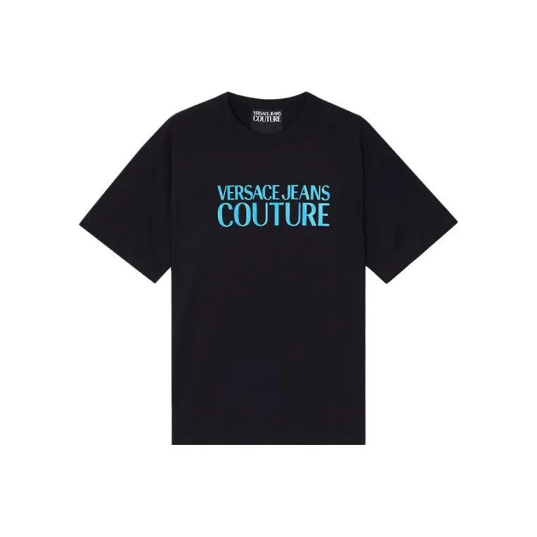 VERSACE JEANS COUTURE Logo print Cotton T shirt-2