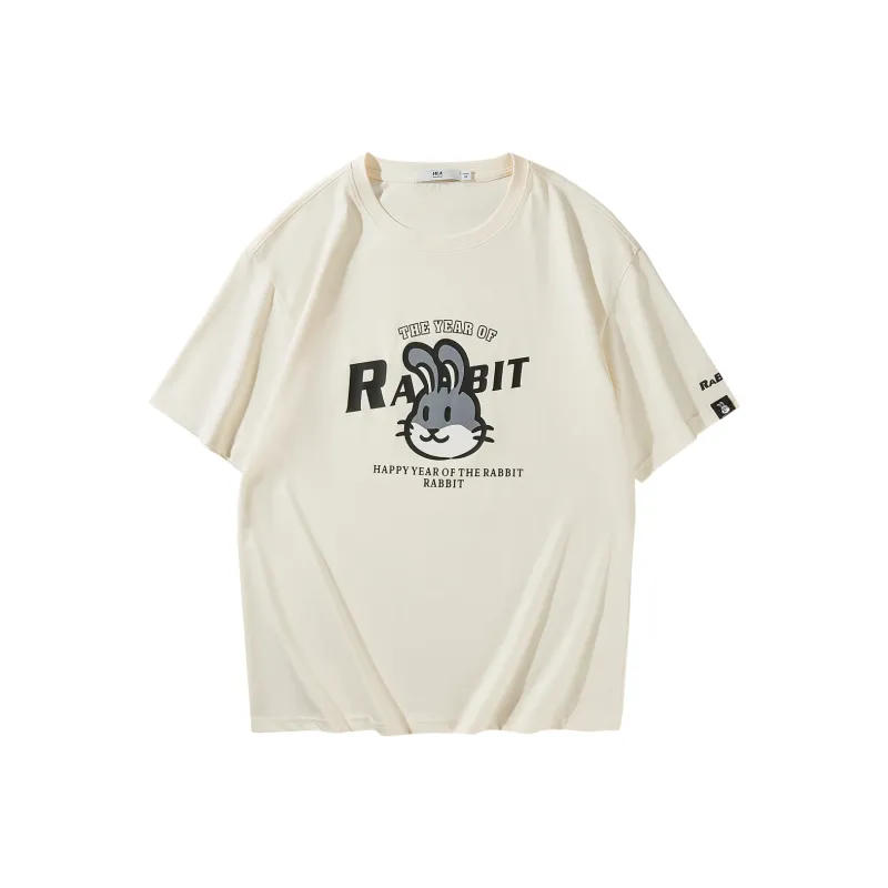 HLA T Shirts Men Cooling Antibacterial Beige Apricot Pattern CT-0