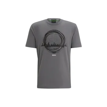 HUGO BOSS Graphic print Cotton T shirt
