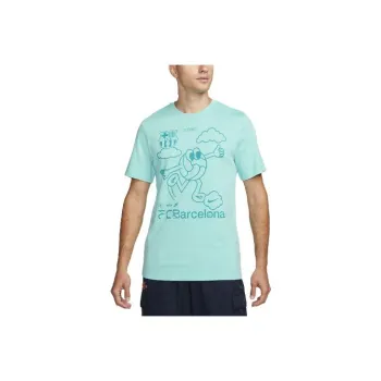 Nike FC Barcelona T-Shirt Men's Light Aqua Green
