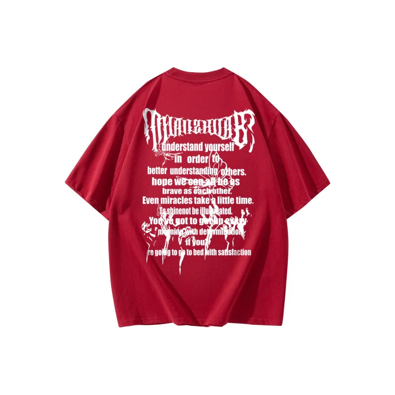 Cotton Short Sleeved T Shirts Unisex-9