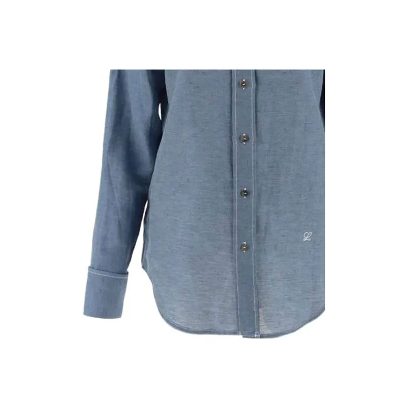 LOEWE Shirts Women's Blue-3
