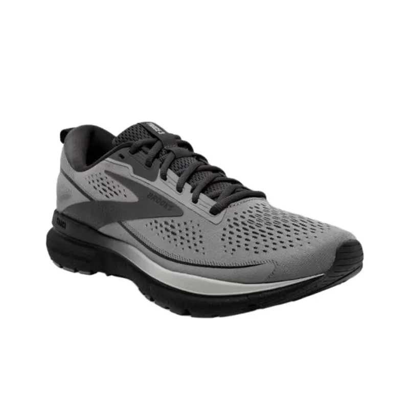 Brooks Trace 3 Cushioning Breathable Low Top Running Shoes Men's Gray-2