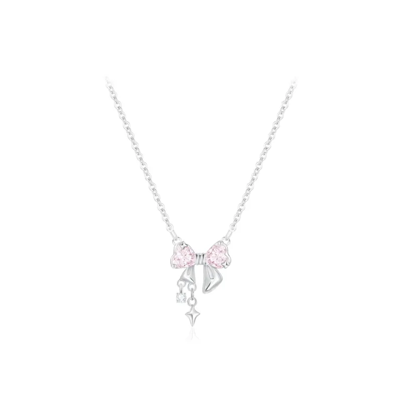 PRETTY DIARY Zircon Necklaces Women's-0