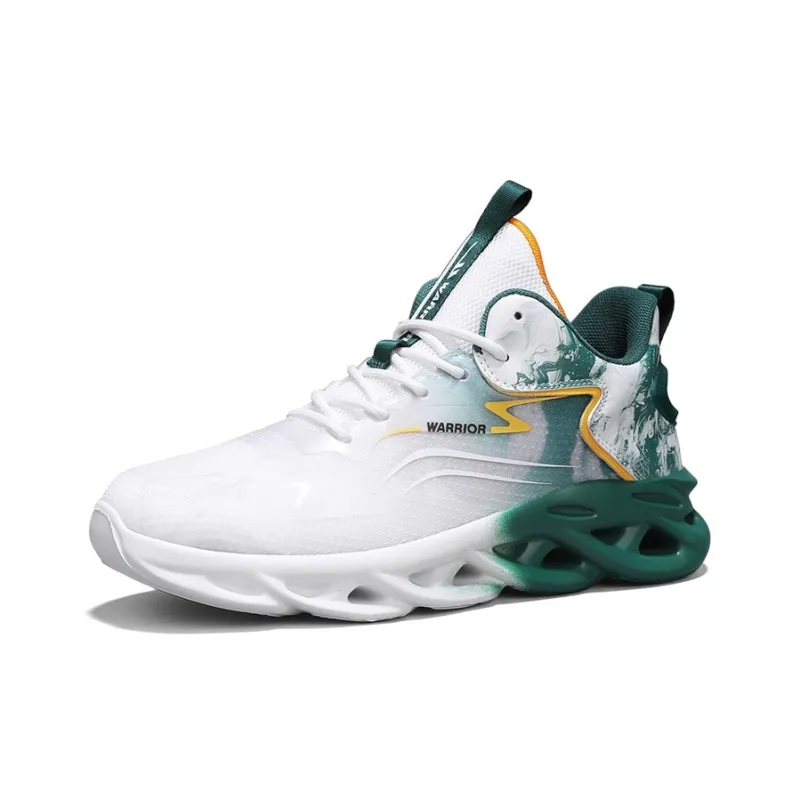 Warrior Cushioning, Wear Resistant High Top Basketball Shoes Men's-8