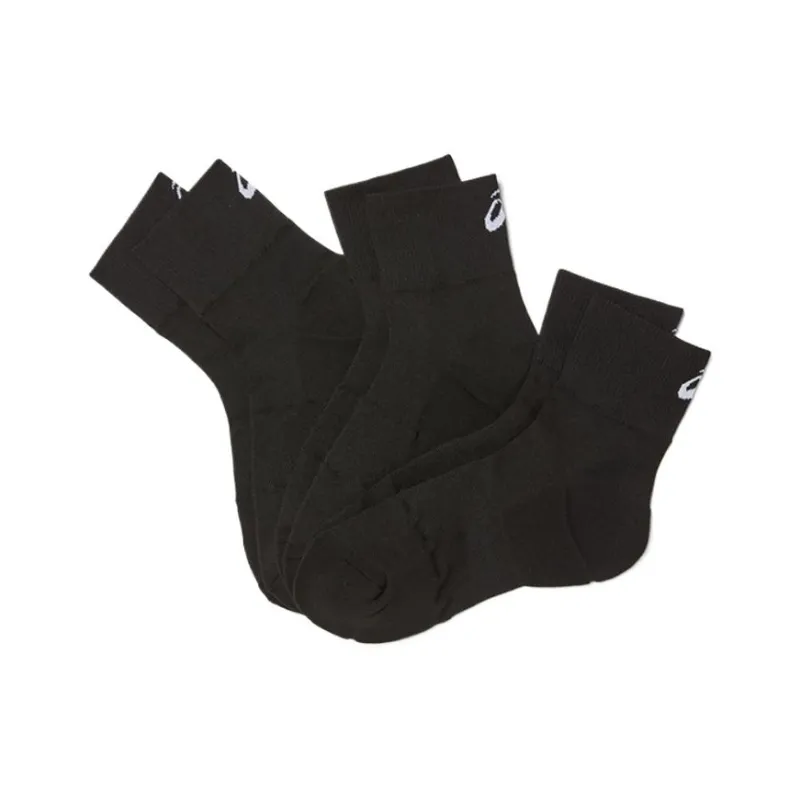 Asics Running Socks Unisex 3 Pack Performance Black-1