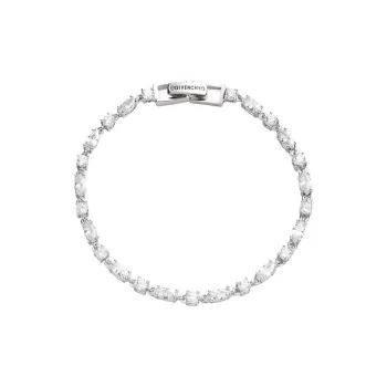 Givenchy Metal Cubic Zircon Bracelets Unisex Silver