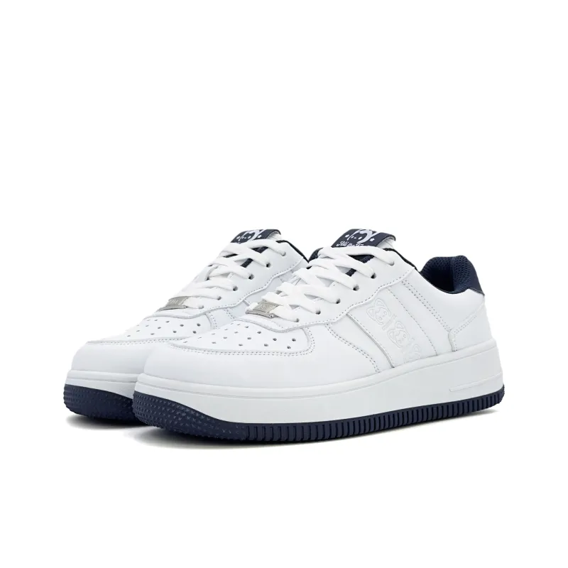 ALI THE FOX Low-Top Skateboard Shoes Women's Classic White/Hai Chang Blue-8