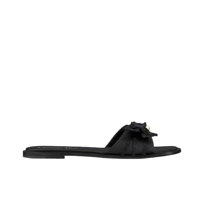 DIOR Adiorable Slide Slippers Women's Black-1