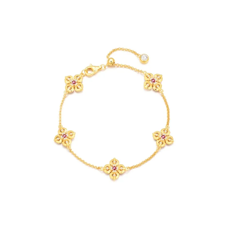 Trpopo S925 Silver With Zircon Bracelet Cross Vajra Pestle Women's-4