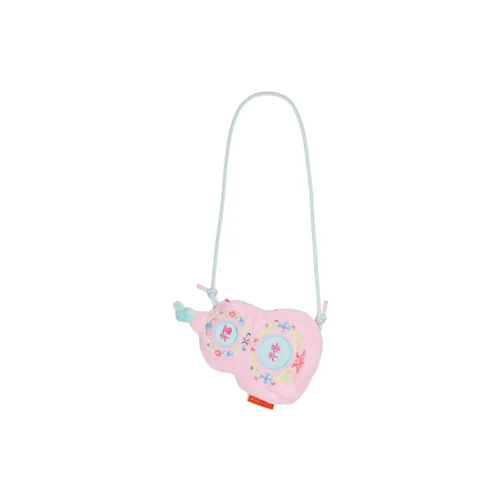 SUZHOU MUSEUM Plush Crossbody Bag Regular Unisex Pink & Blue-0