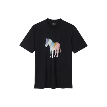 Paul Smith Zebra Printed Crewneck T-Shirt
