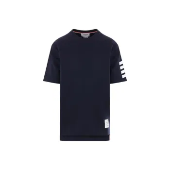 THOM BROWNE 4 Bar Stripe Crewneck T Shirt