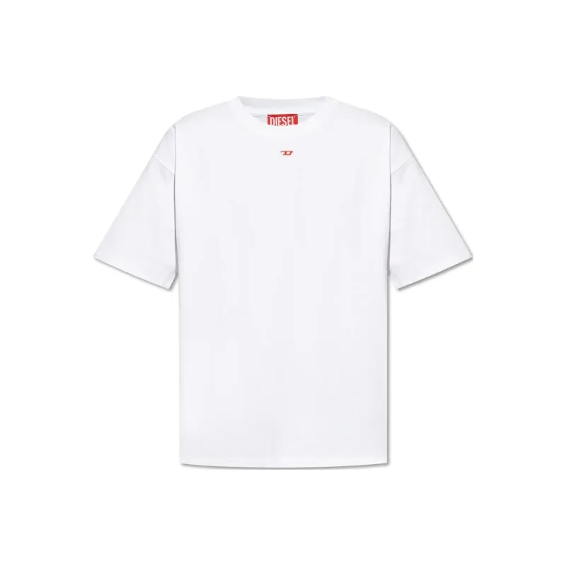 DIESEL T-Boxt-D Embroidered D Patch Crewneck T-Shirt-0