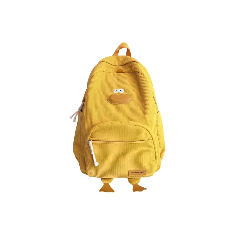 SUN EARTH &U Corduroy Backpack Unisex Multicolor-9