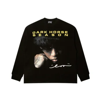 AFGK FW23 Long Sleeved T Shirt Unisex Black