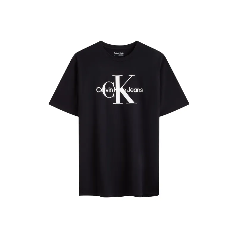 Calvin Klein Logo print Glitter detail T shirt-2