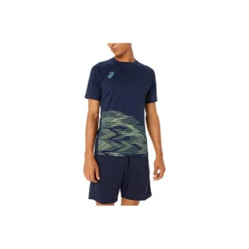 Asics T Shirts Men Dark Blue