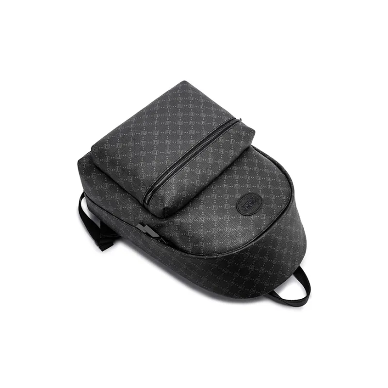 FAIRWHALE PU Backpack Regular Unisex Lead Gray-5