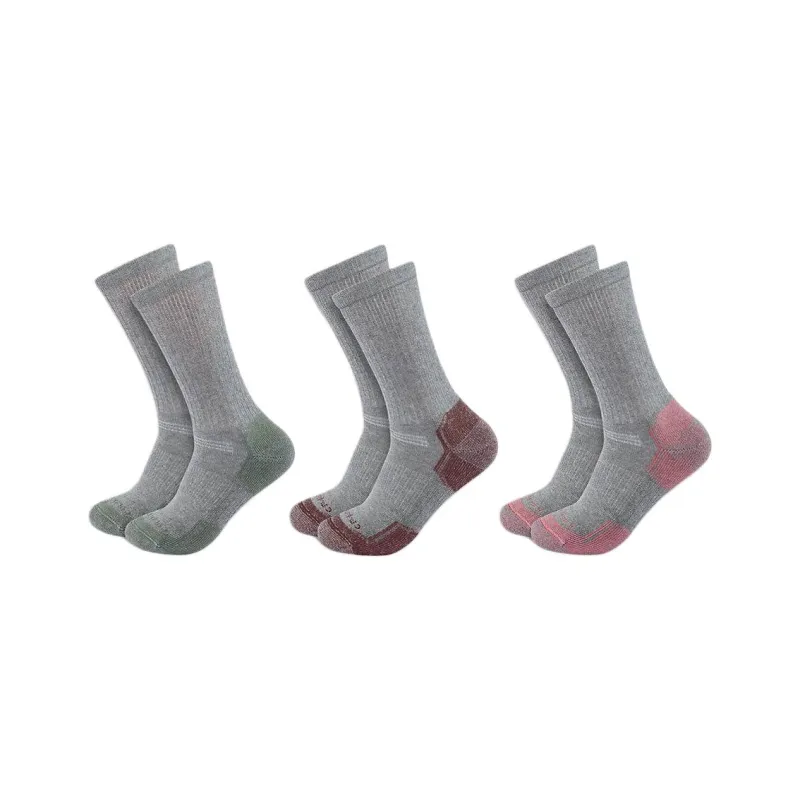 Carhartt Mid Calf Socks Women's 3 Pack-0