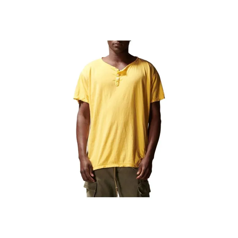 GREG LAUREN FW23 T-Shirt Men's Yellow-0